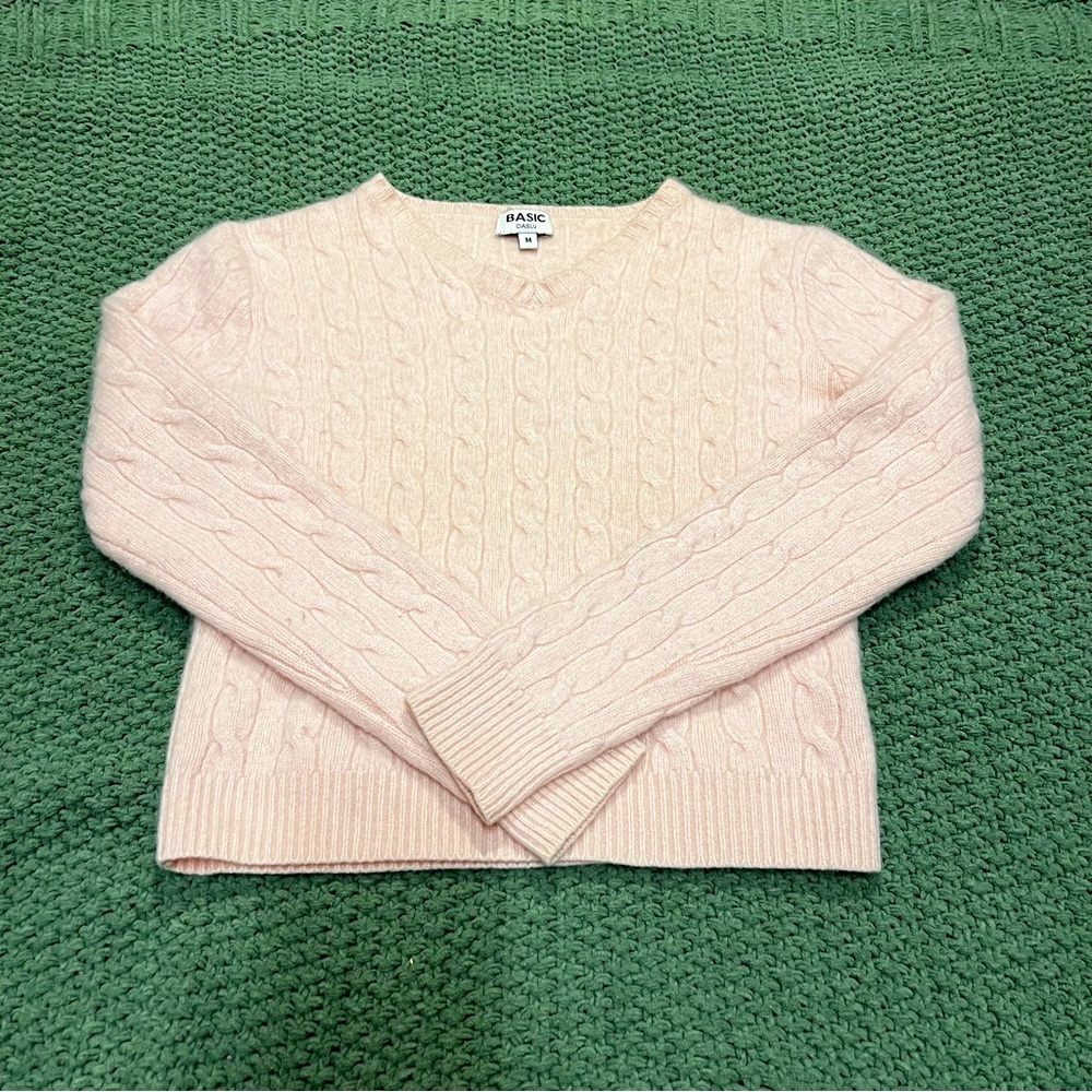 Pink Cashmere Sweater